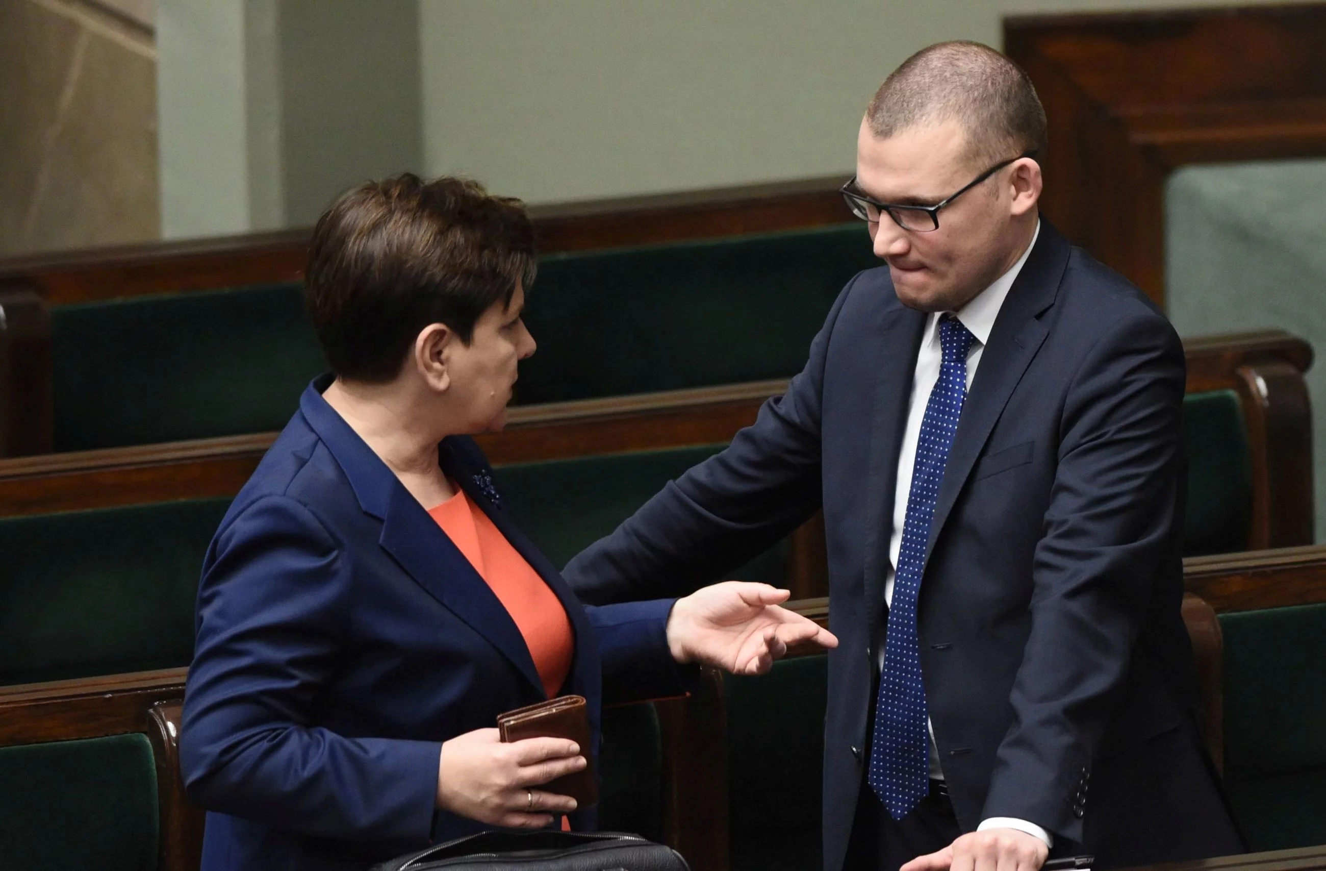 Beata Szydło i Paweł Szefernaker