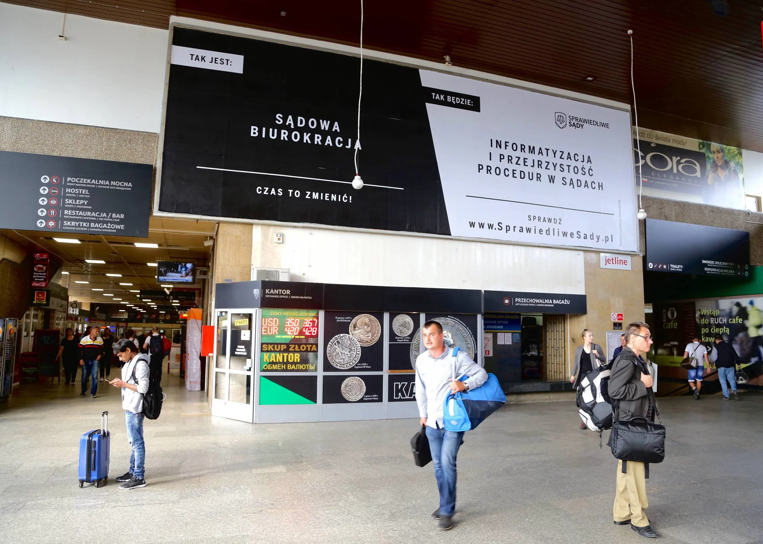 Bilboard promujący akcję PFN