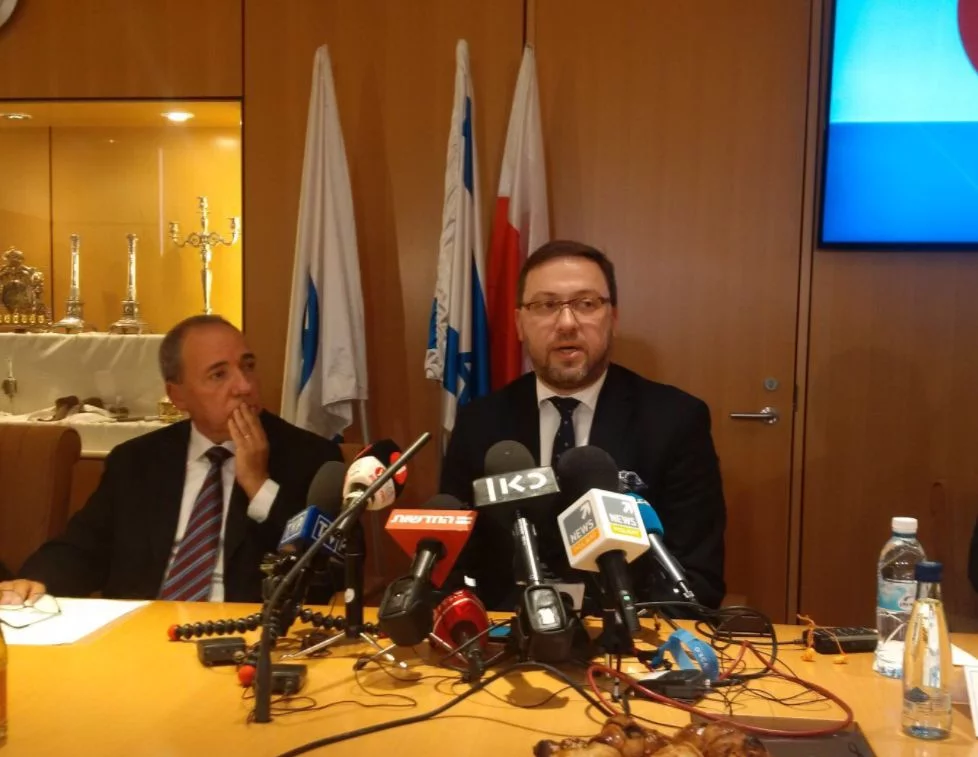 Wiceminister Bartosz Cichocki w Izraelu