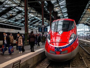 Pociąg TGV. Zdjęcie poglądowe.