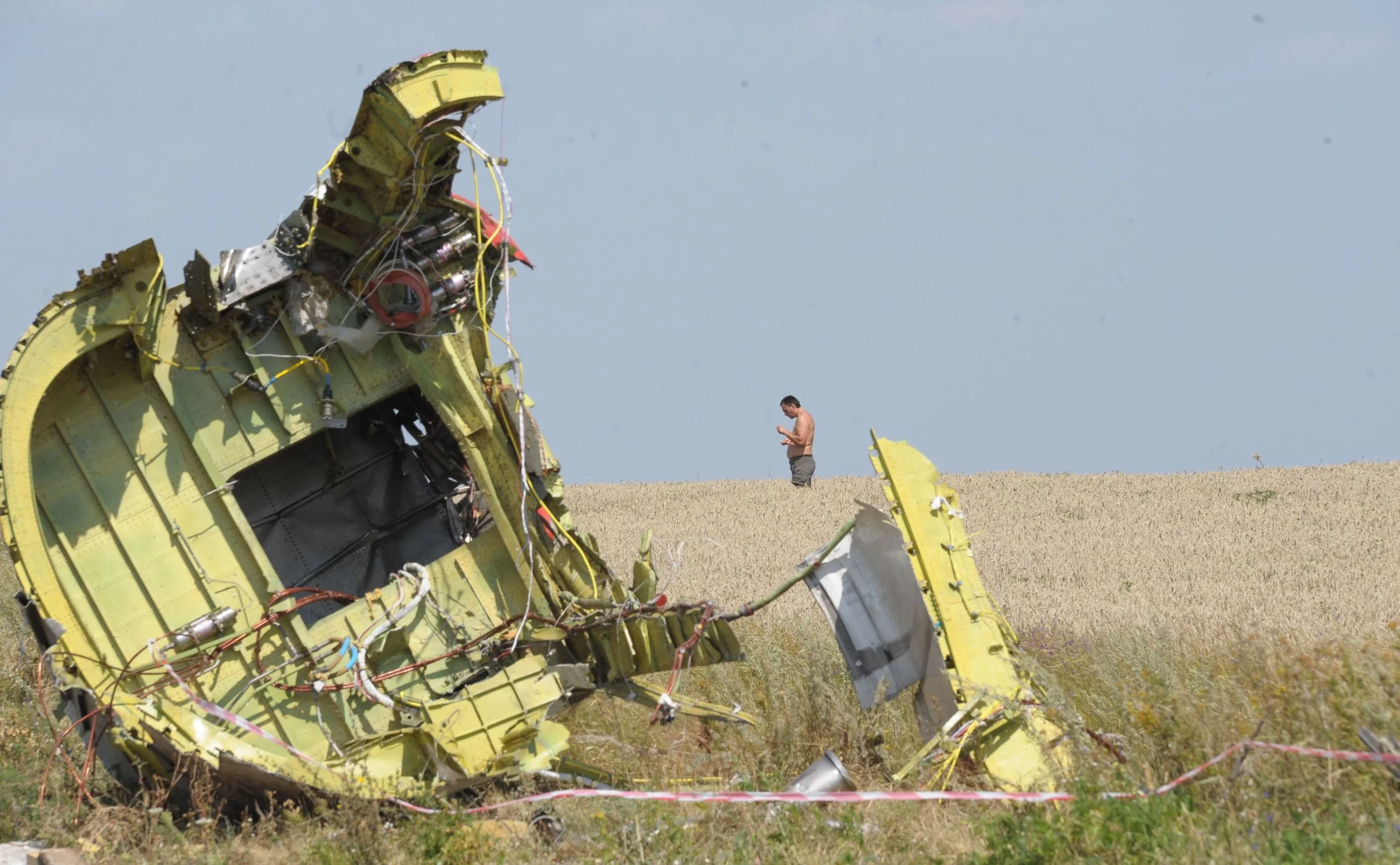 Fragment samolotu Malaysia Airlines