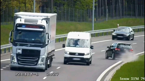 Jazda pod prąd na S19