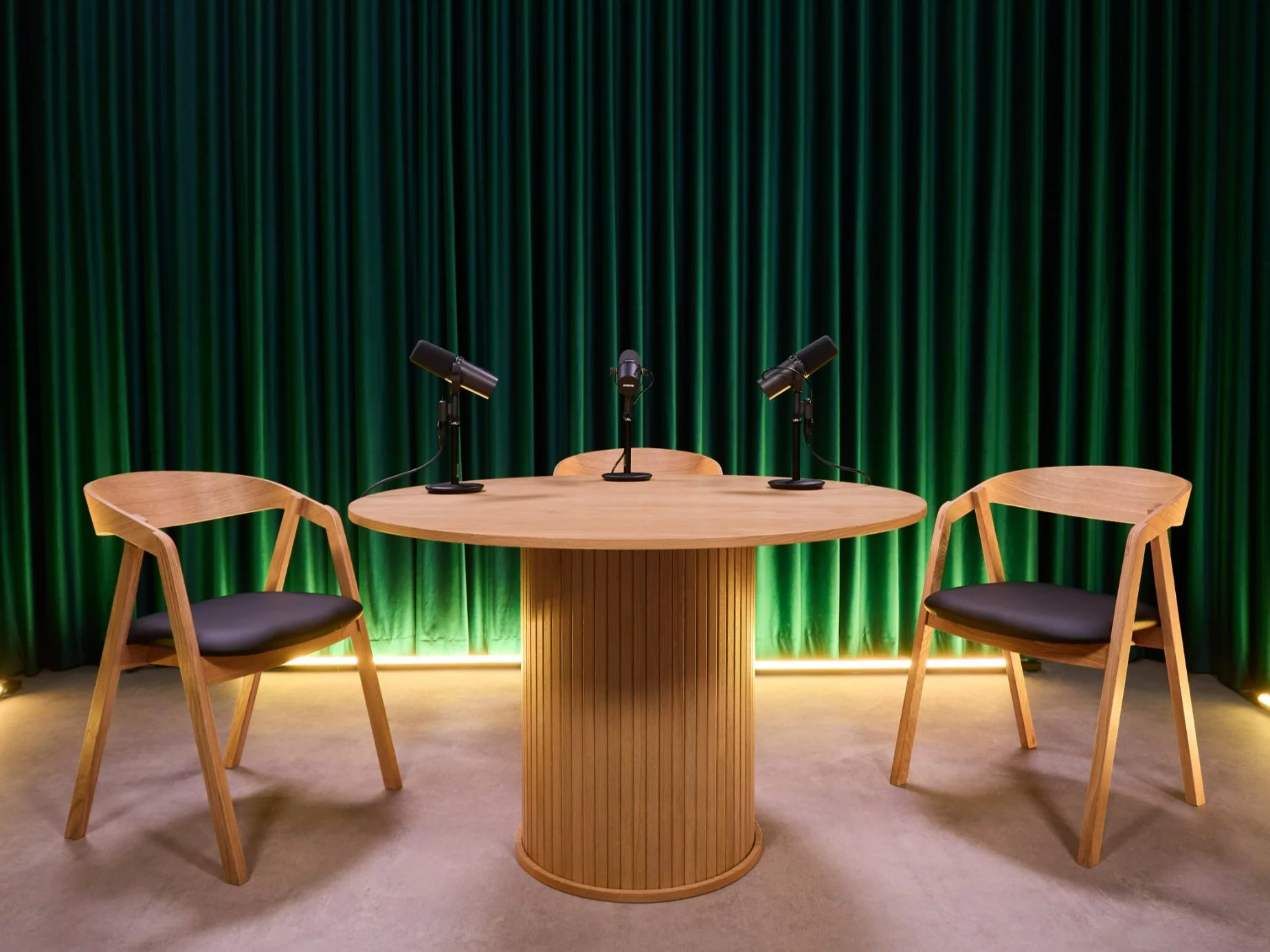 Podcast w studiu Plac