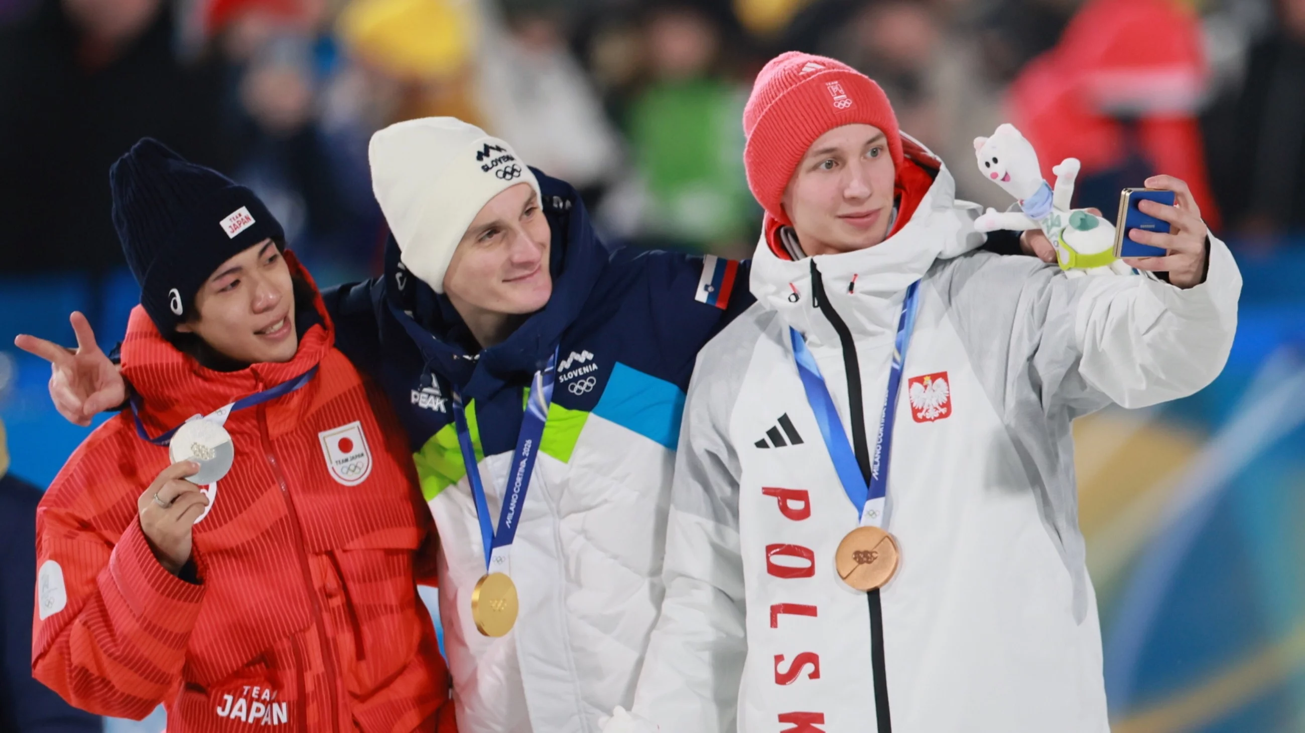Podium olimpijskie było piękne! Krążek na szyi Polaka