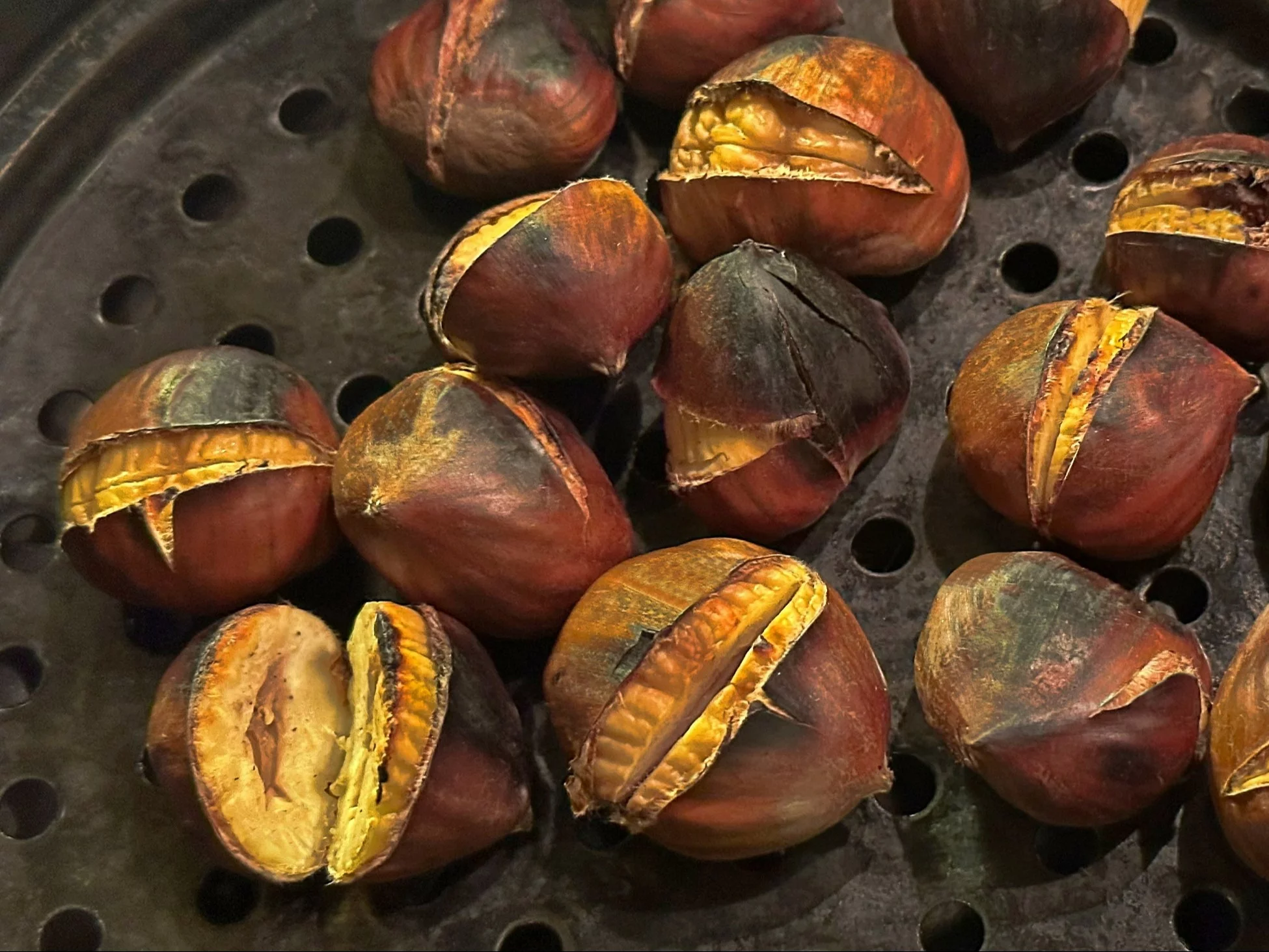 Pieczone kasztany jadalne