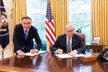 Podpisanie deklaracji polsko-amerykańskiej
