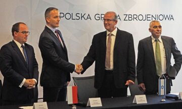 Podpisanie porozumienia między Polską Grupą Zbrojeniową i Israel Aerospace Industries (IAI) oraz ELTA Systems