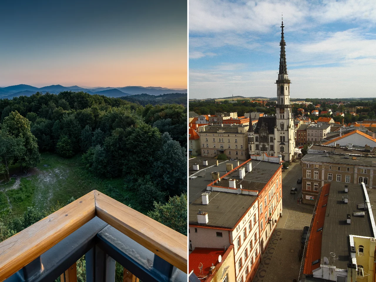 Wieża widokowa Kamionna i Ząbkowice Śląskie