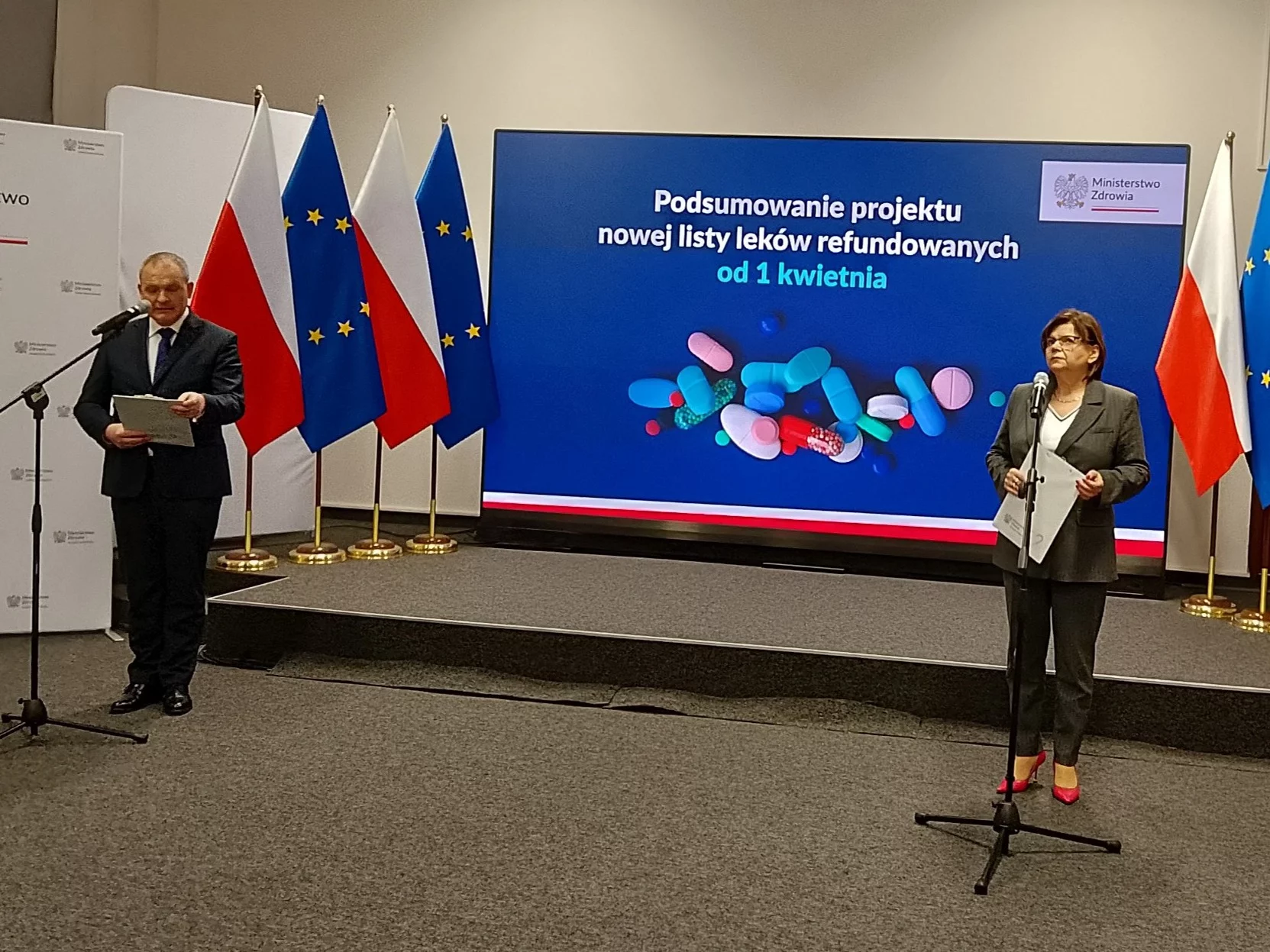 Konferencja prasowa Ministerstwa Zdrowia