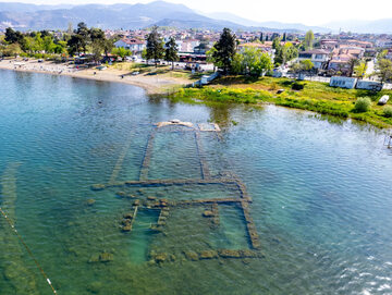 Podwodna bazylika w Izniku w prowincji Bursa w Turcji