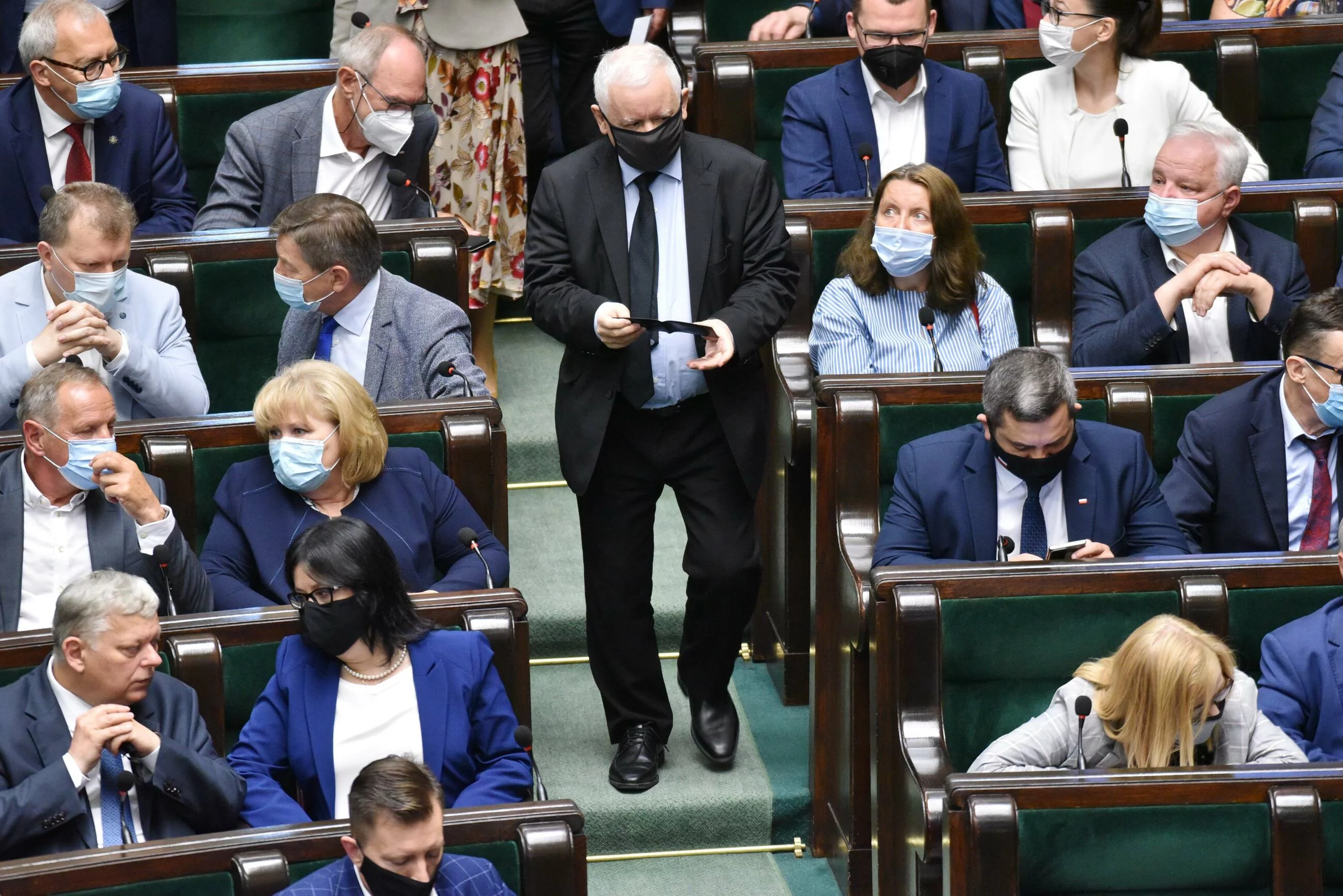 Jarosław Kaczyński w Sejmie