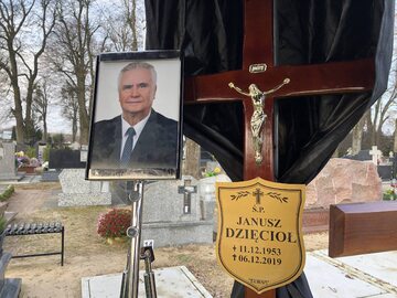 Pogrzeb Janusza Dzięcioła