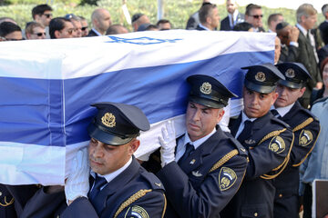 Pogrzeb Szymona Peresa