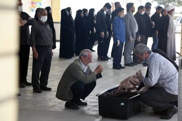 Pogrzeb w czasach koronawirusa w Iranie