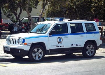 Pojazd greckiej policji