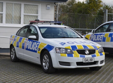 Pojazd policji z Nowej Zelandii