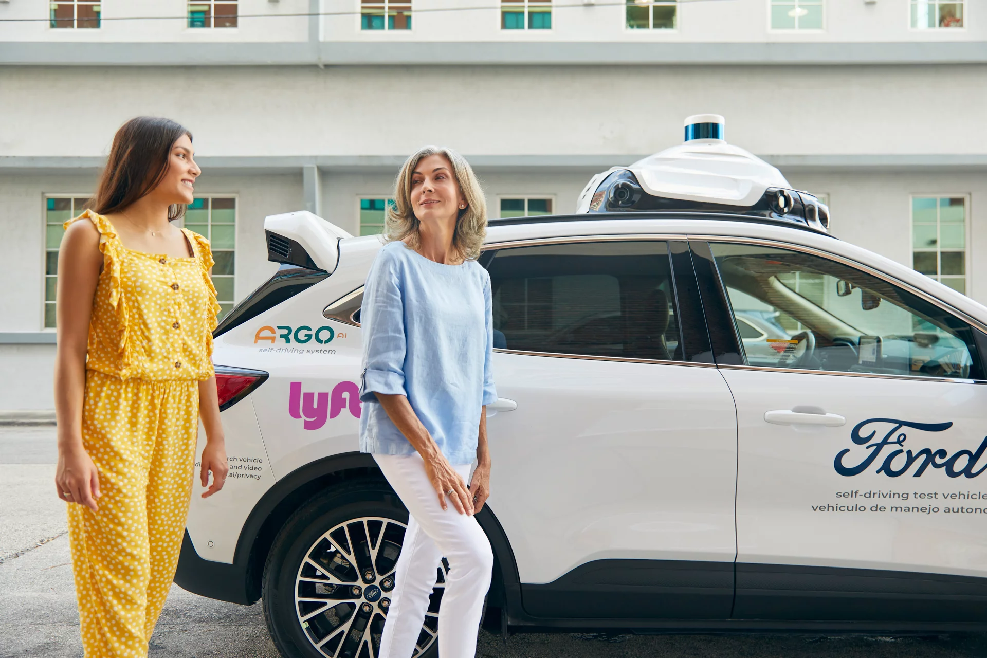 Autonomiczne taksówki Argo/Lyft/Ford