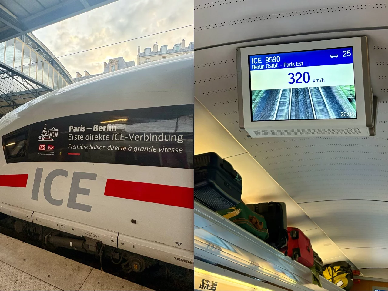 Od niedawna z Berlina do Paryża można dojechać bezpośrednim pociągiem w 8 godzin