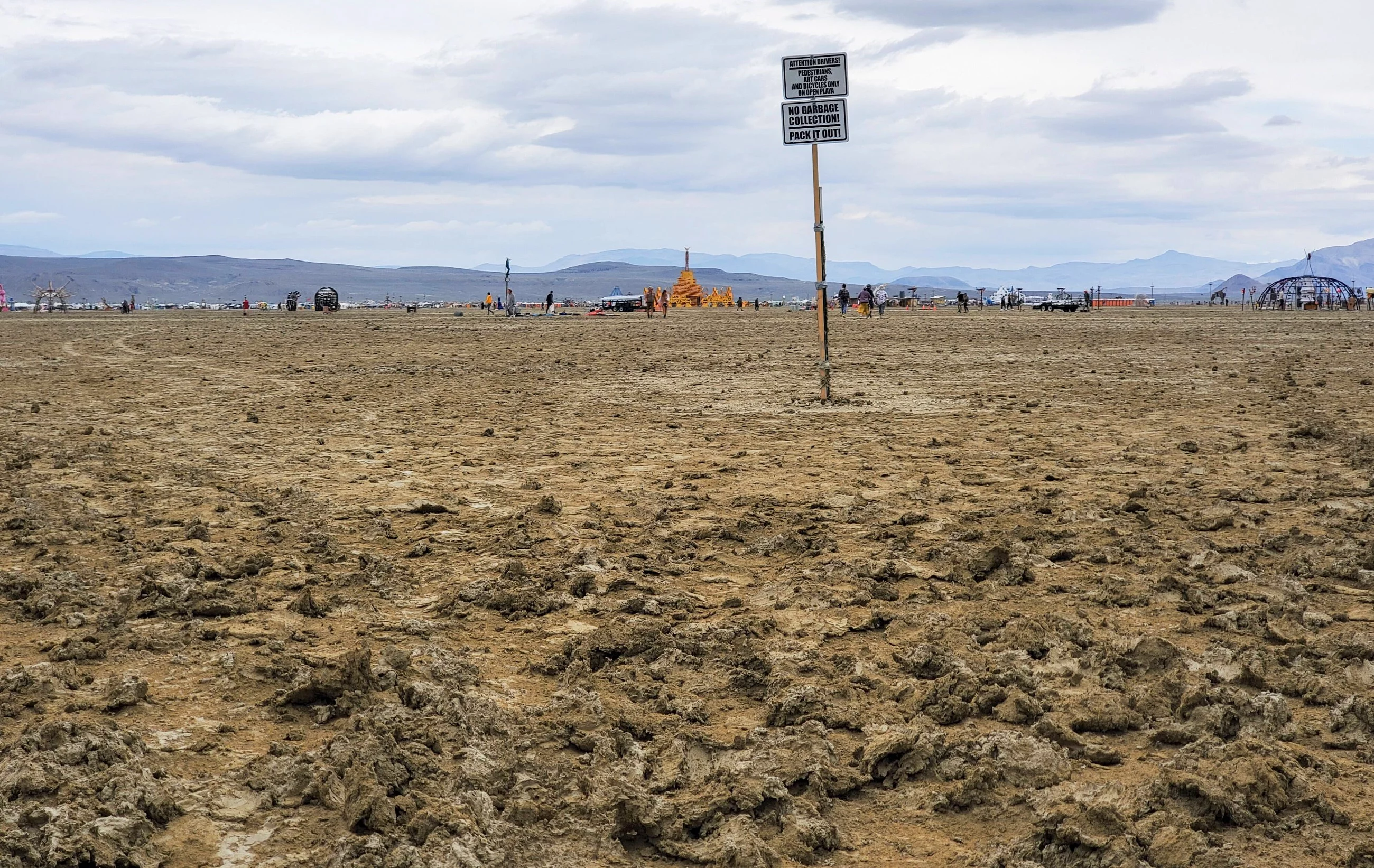 Teren wokół festiwalu „Burning Man”