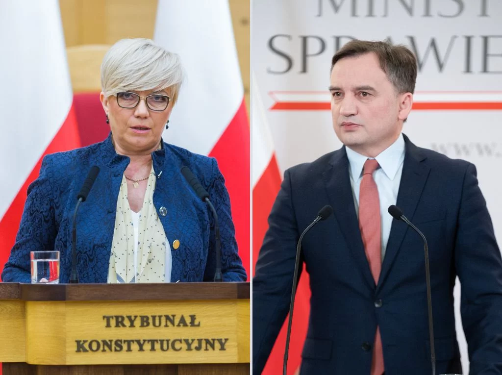 Julia Przyłębska i Zbigniew Ziobro