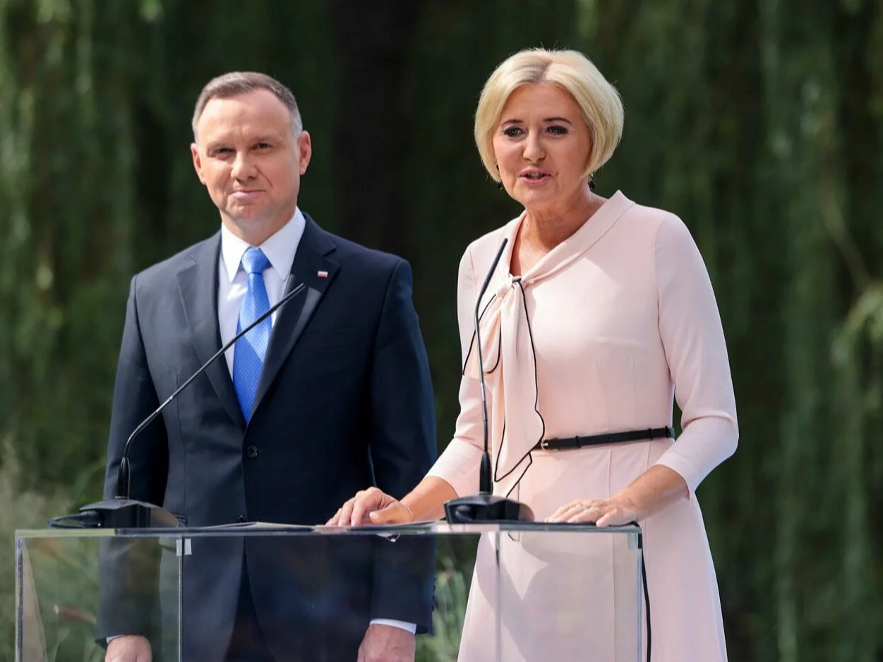 Andrzej Duda i Agata Kornhauser-Duda