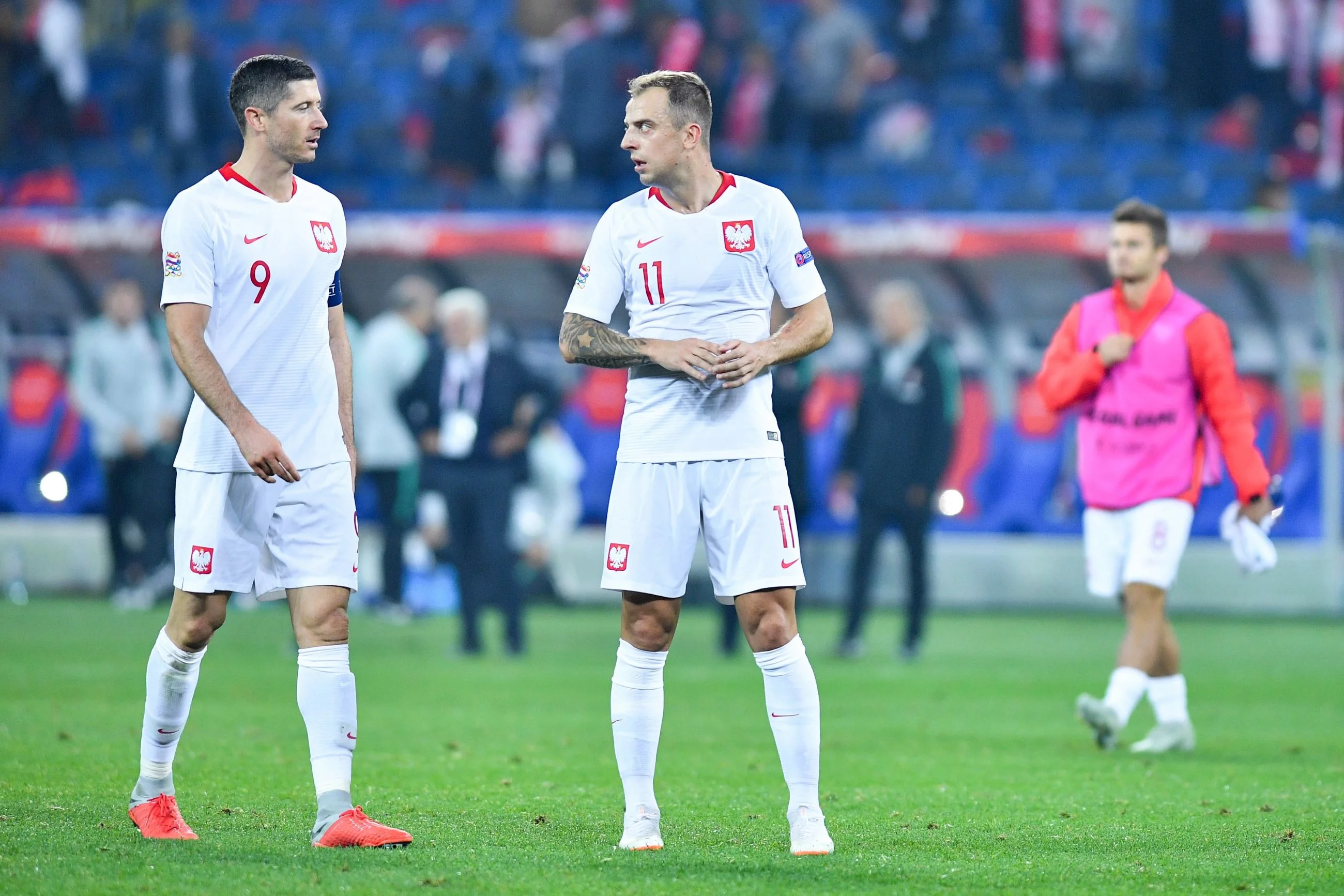 Robert Lewandowski i Kamil Grosicki