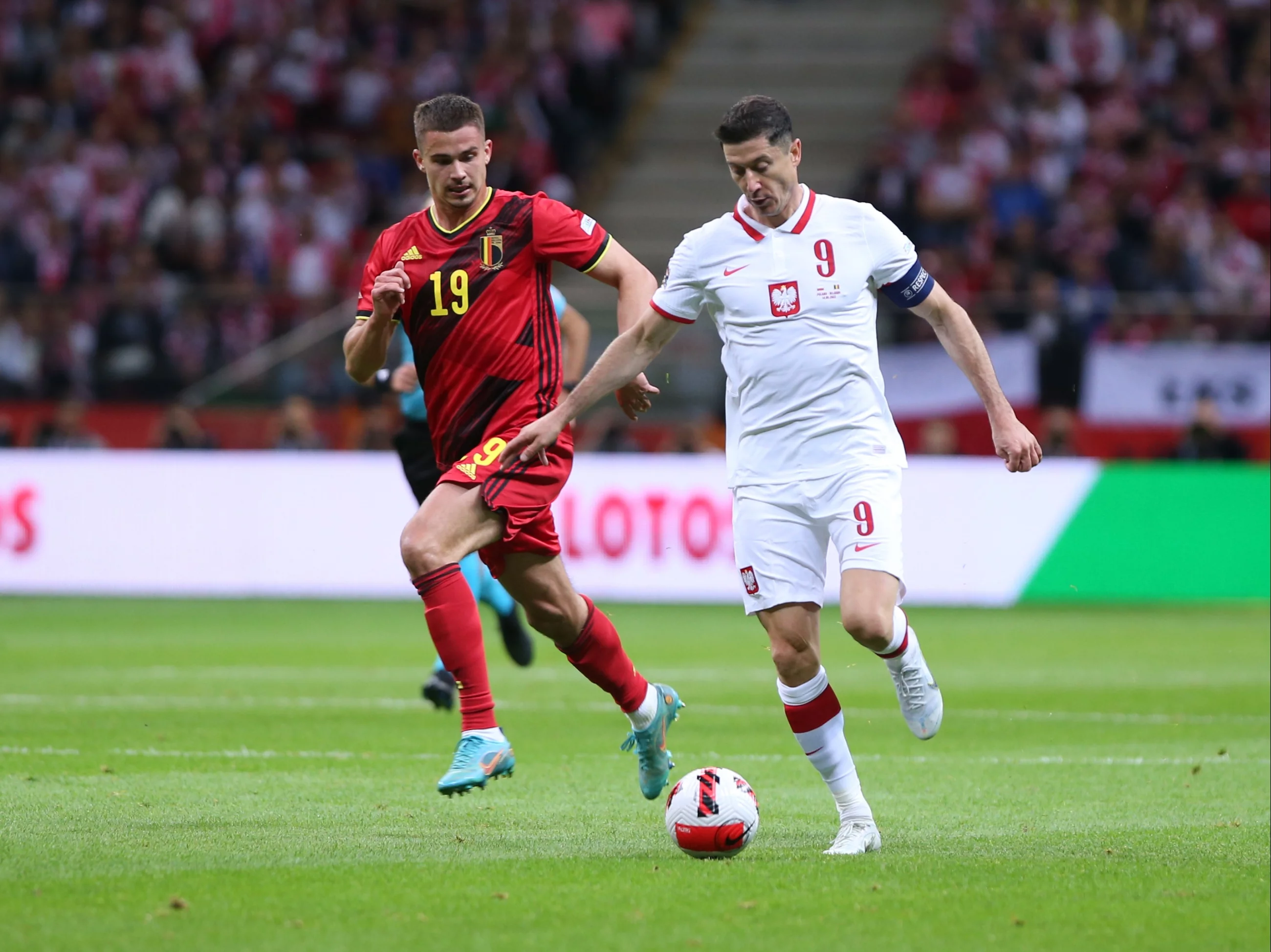 Leander Dendoncker i Robert Lewandowski