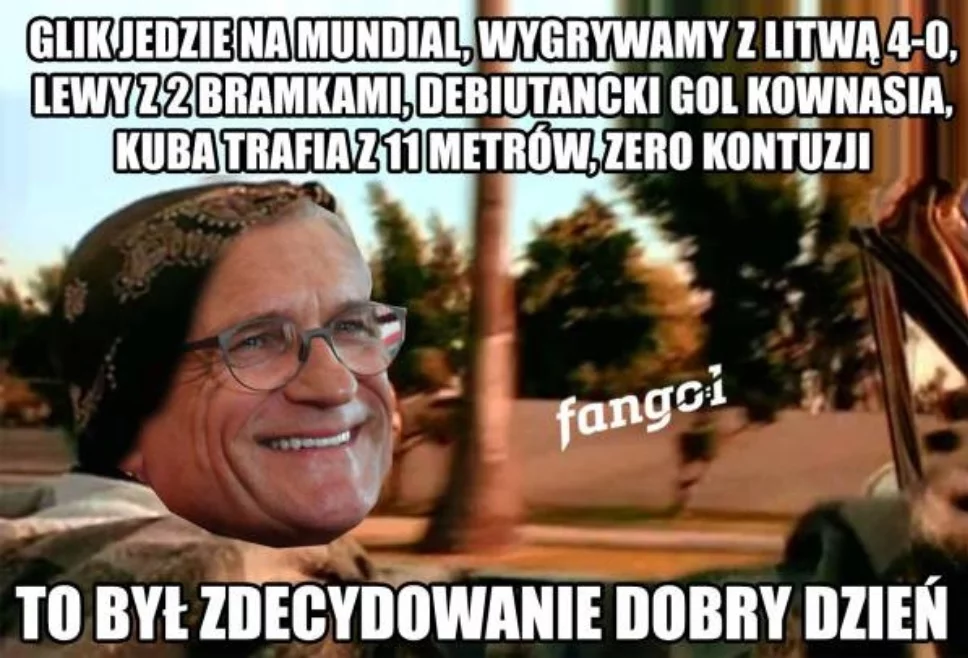 Mem po meczu Polska-Litwa