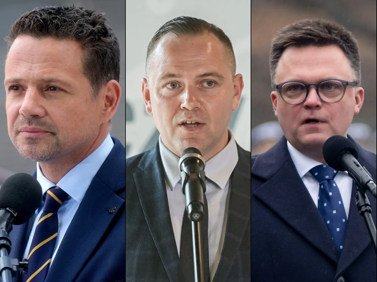 Rafał Trzaskowski, Karol Nawrocki, Szymon Hołownia