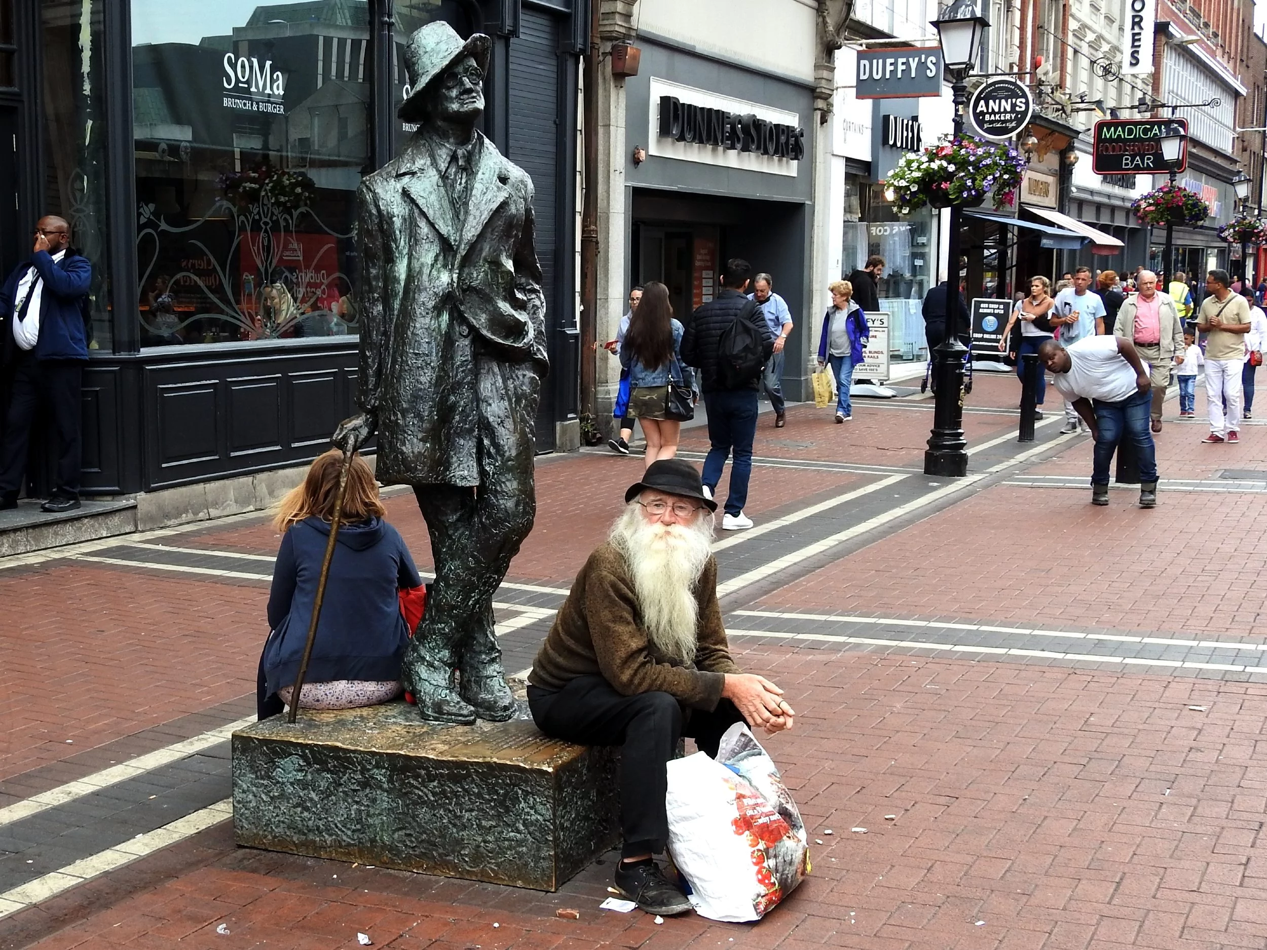 Pomnik Jamesa Joyce'a w Dublinie