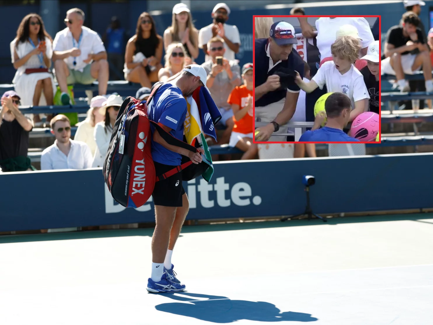 Polski biznesmen wywołał skandal podczas US Open
