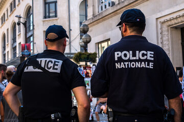 Policja francuska, zdjęcie ilustracyjne