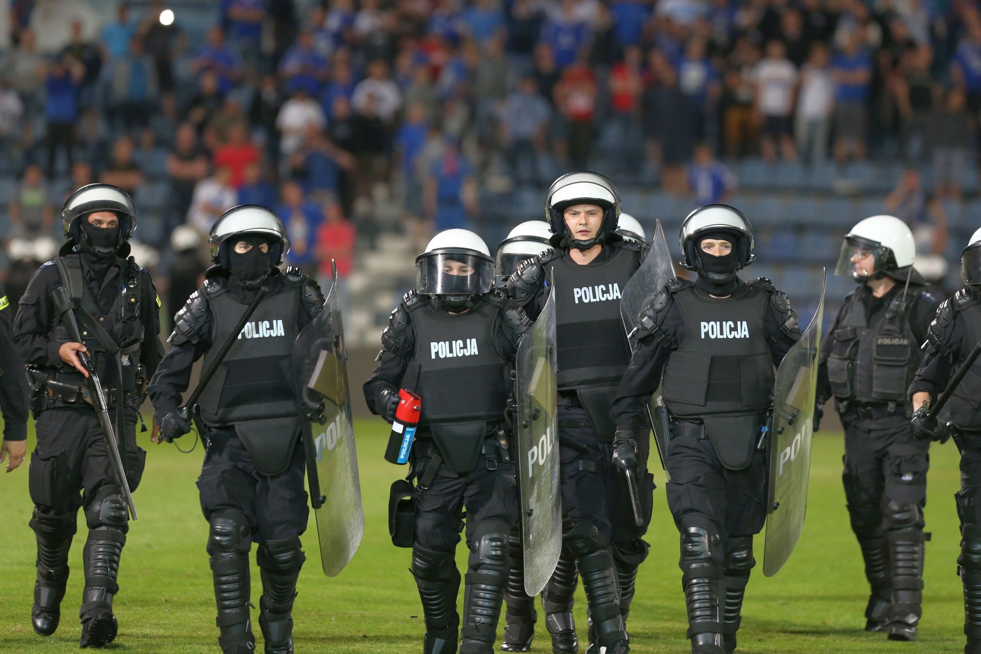 Policja na meczu Ruch Chorzów - Górnik Łęczna