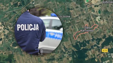 Policja na terenie Kamionki Starej