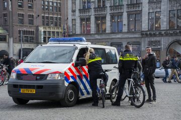 Policja w Amsterdamie