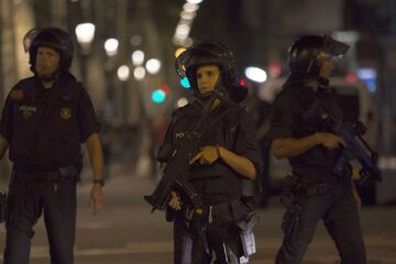 Policja w Barcelonie