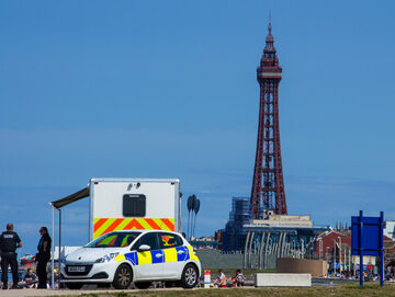 Policja w Blackpool, zdjęcie ilustracyjne