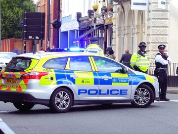 Policja w Londynie, zdjęcie ilustracyjne