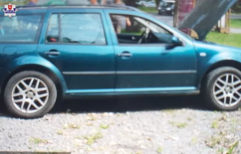 Skontrolowane przez policję auto