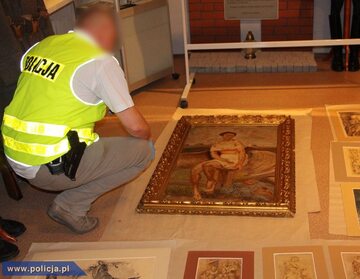 Policjanci odzyskali skradzione dzieła sztuki z tzw. kolekcji Goebbelsa