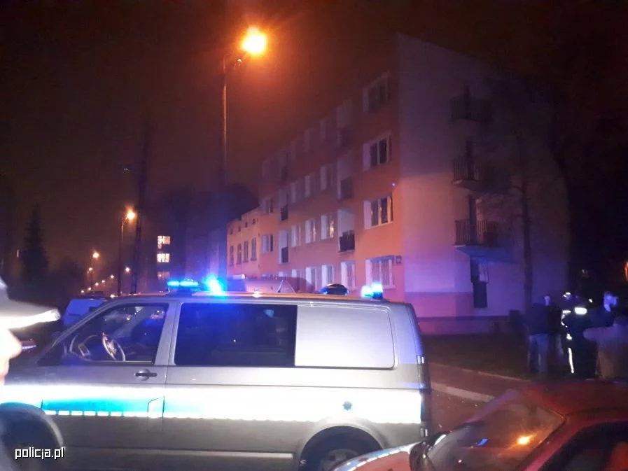 Interwencja na osiedlu Bałuty w Łodzi