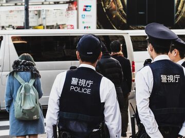 Policjanci w Chinach, zdjęcie ilustracyjne