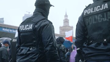 Policjanci w Warszawie