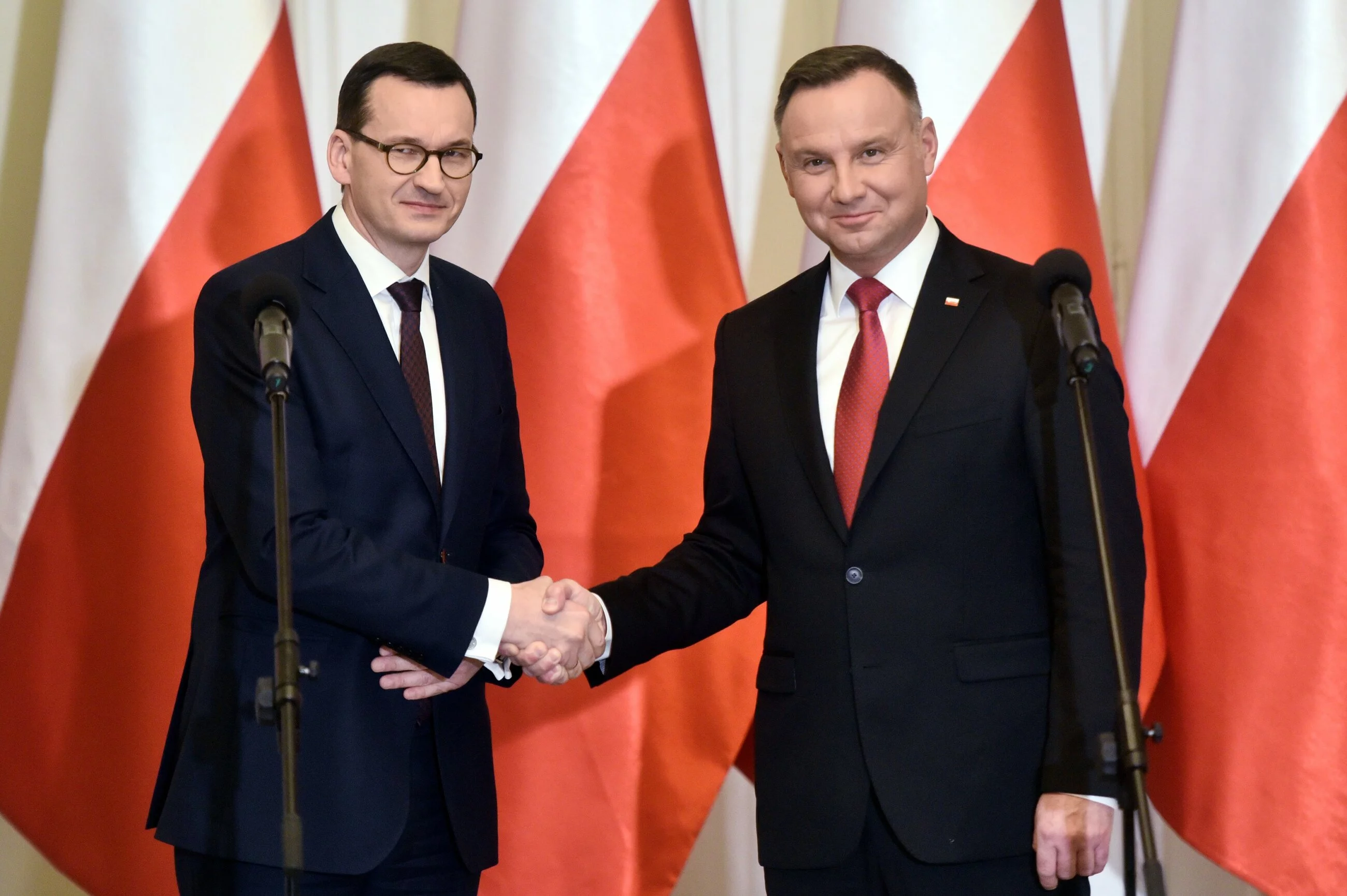 Mateusz Morawiecki i Andrzej Duda