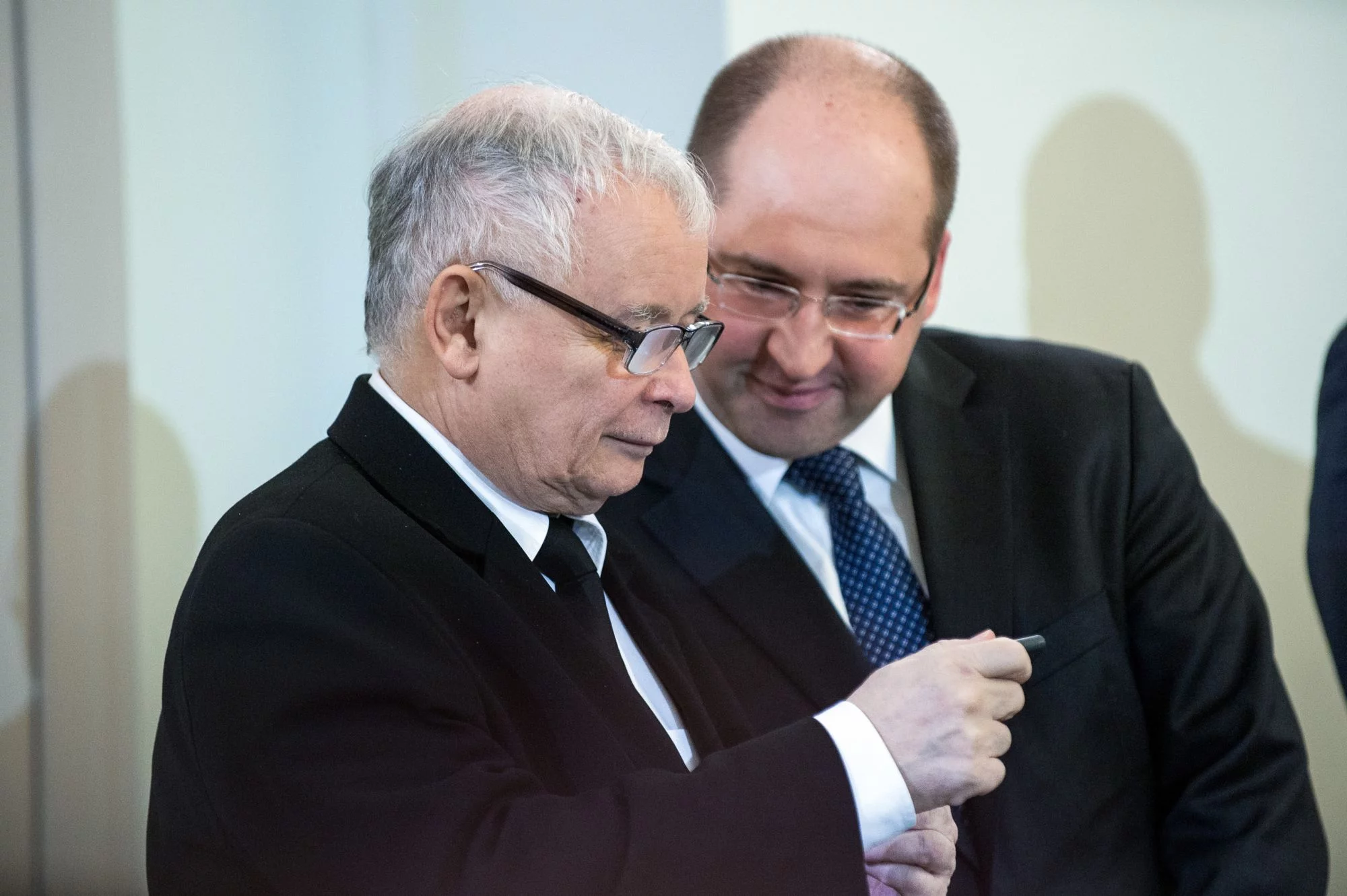 Jarosław Kaczyński i Adam Bielan