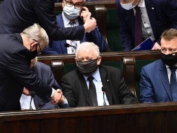 Politycy PiS w Sejmie, zdjęcie ilustracyjne