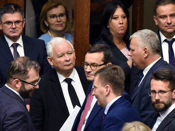 Politycy Zjednoczonej Prawicy w Sejmie