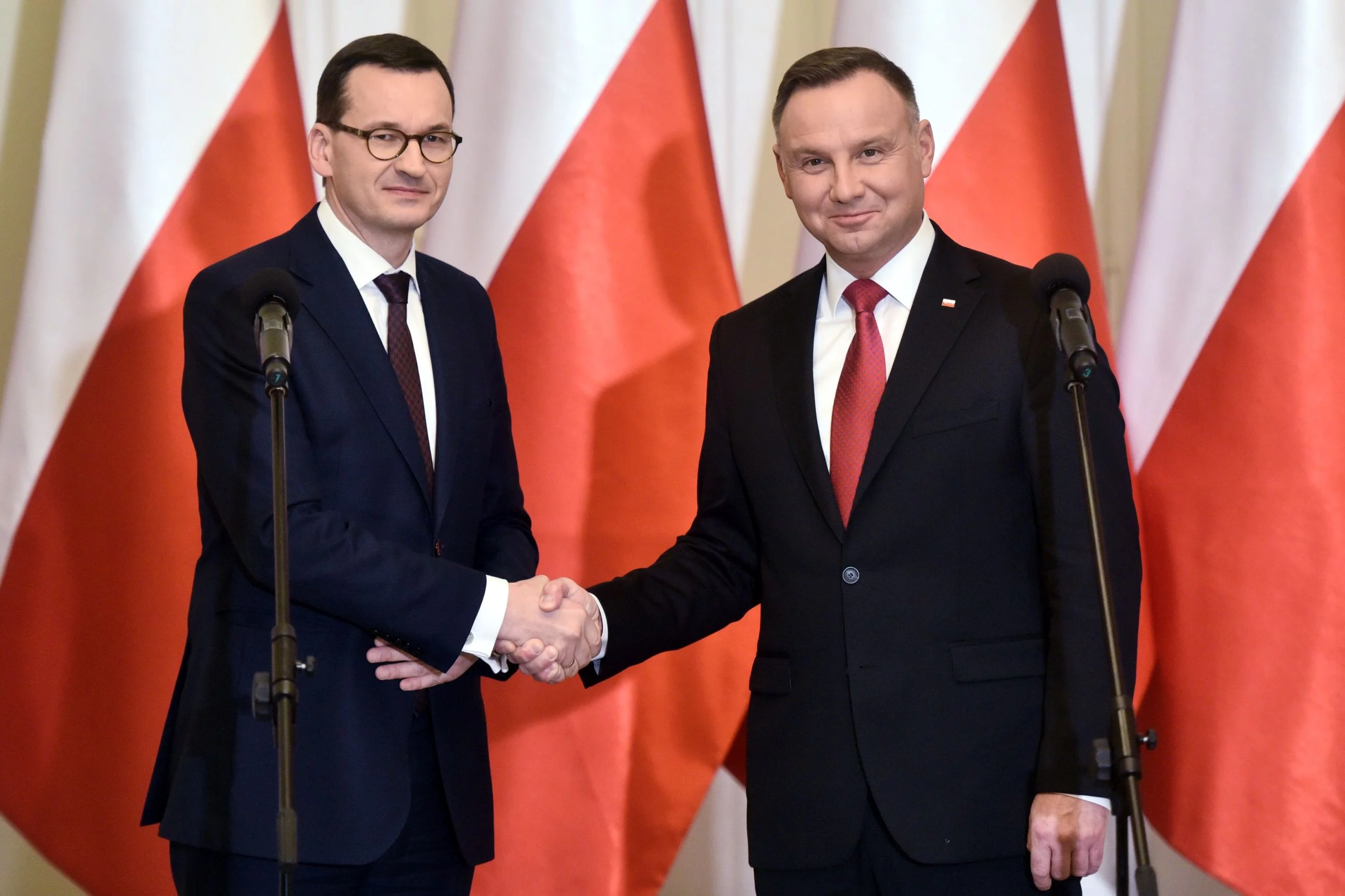 Mateusz Morawiecki i Andrzej Duda