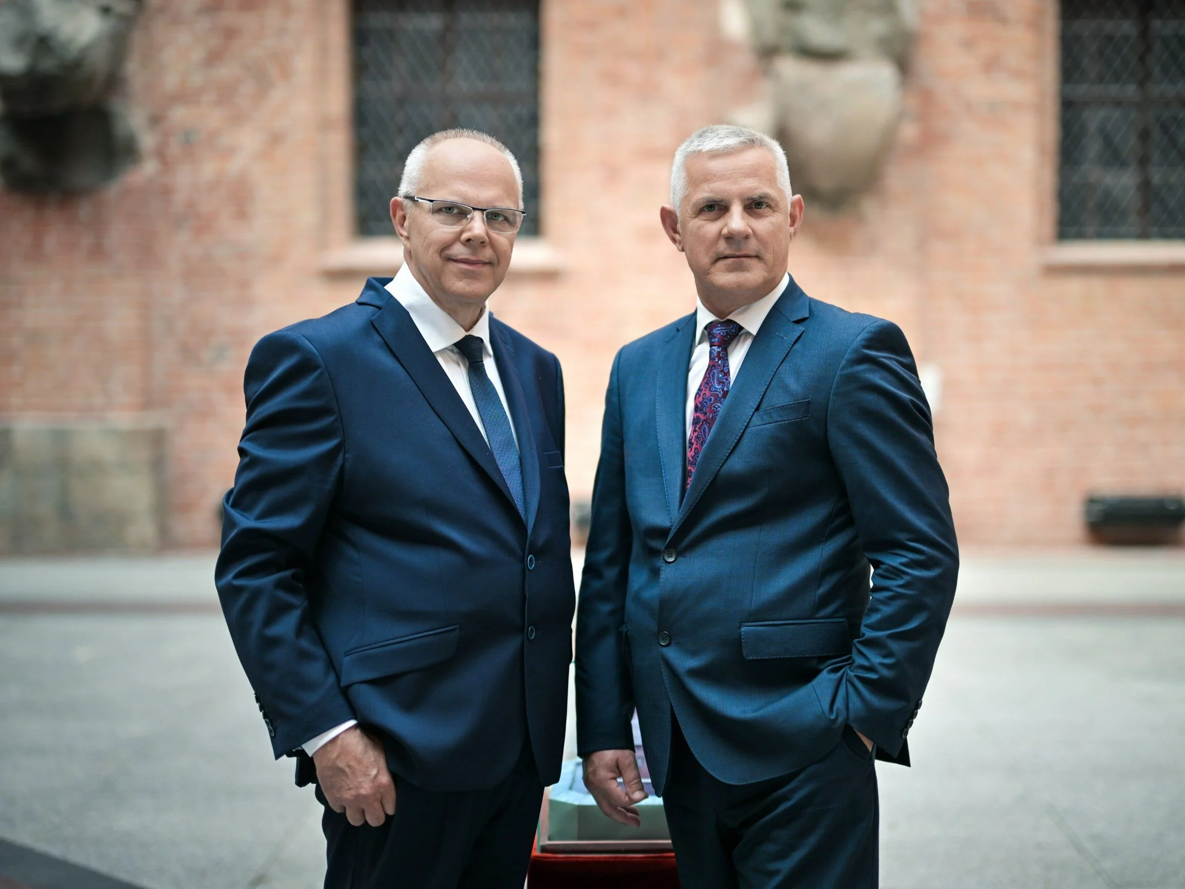 Andrzej Grabowski i Jerzy Borucki, założyciele i właściciele firmy Polmlek