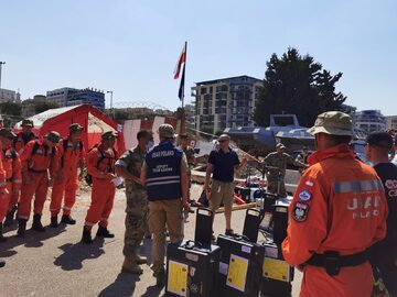 Polscy strażacy w Bejrucie